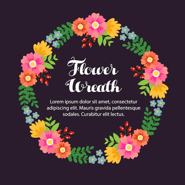 Download Premium Vector | Flower garland