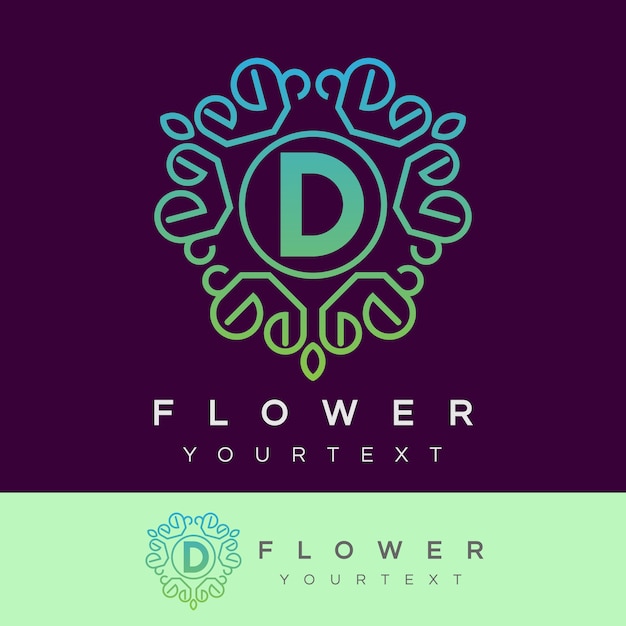Download Free Flower Initial Letter D Logo Design Premium Vector Use our free logo maker to create a logo and build your brand. Put your logo on business cards, promotional products, or your website for brand visibility.