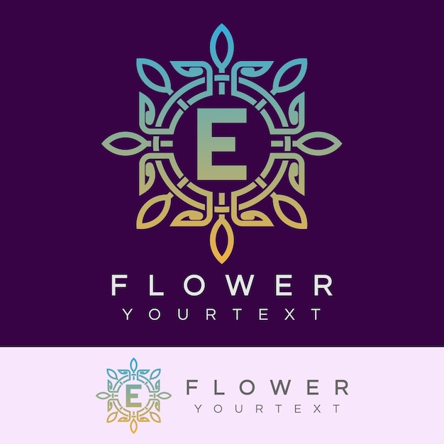 Download Free Flower Initial Letter E Logo Design Premium Vector Use our free logo maker to create a logo and build your brand. Put your logo on business cards, promotional products, or your website for brand visibility.