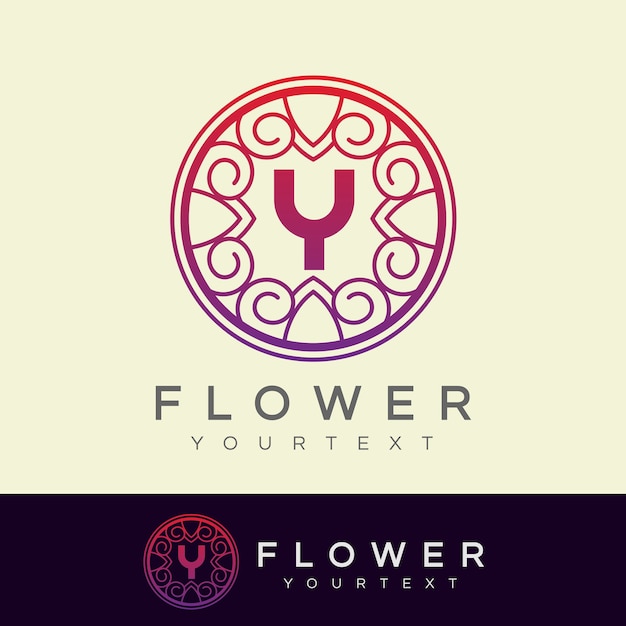 Download Free Flower Initial Letter Y Logo Design Premium Vector Use our free logo maker to create a logo and build your brand. Put your logo on business cards, promotional products, or your website for brand visibility.