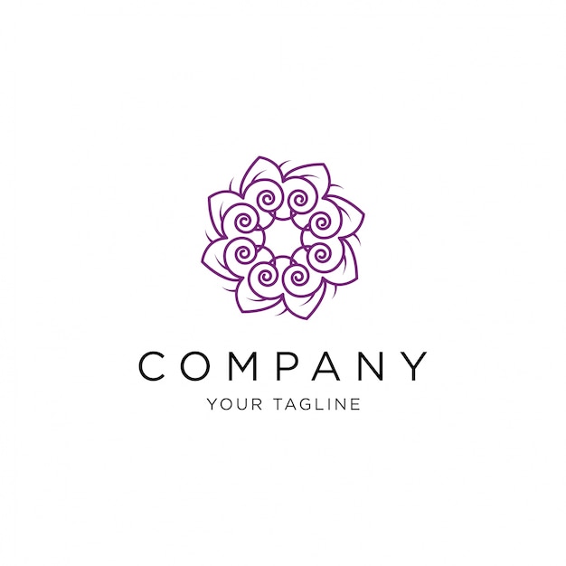 Download Free Flower Logo Vector Icon Template Illustration Premium Vector Use our free logo maker to create a logo and build your brand. Put your logo on business cards, promotional products, or your website for brand visibility.