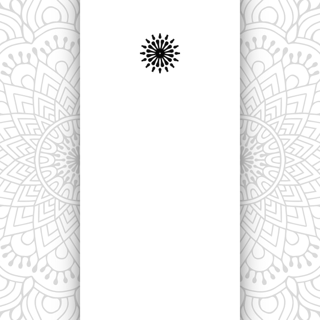 Download Premium Vector | Flower mandala. simple mandala background ...