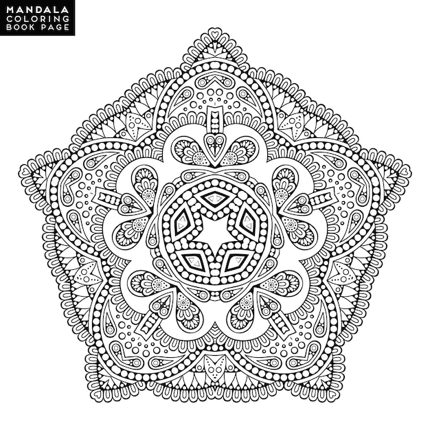 Flower Mandala Vintage Decorative Elements Oriental Pattern