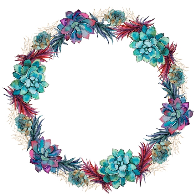 Free Free 266 Vector Flower Wreath Svg SVG PNG EPS DXF File