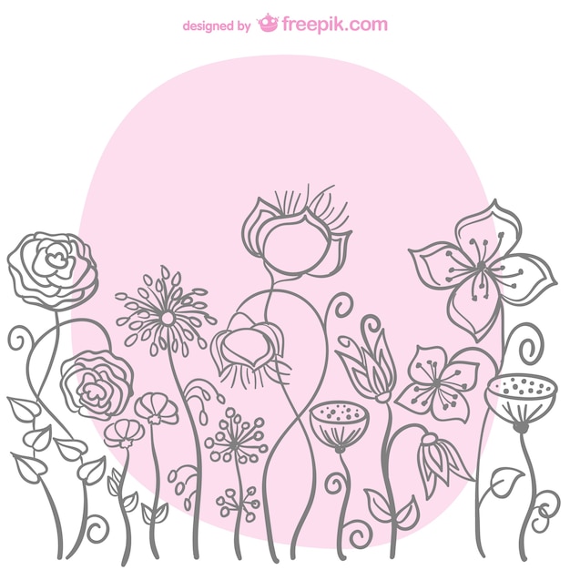 Free Free Flower Svg Sketch 53 SVG PNG EPS DXF File