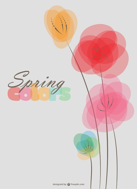 Flowers spring background
