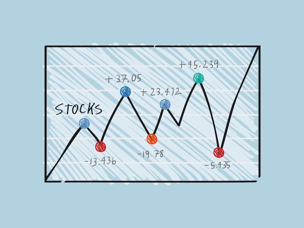 free-vector-fluctuation-in-financial-stock-market-graph-illustration