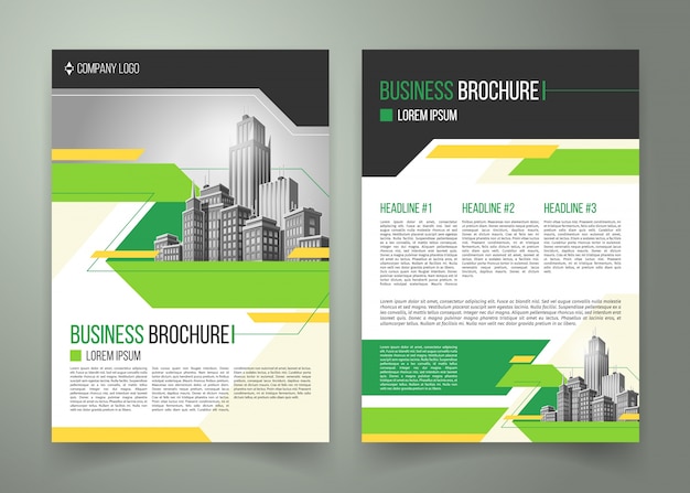 Free Vector Flyer Cover Design Business Brochure