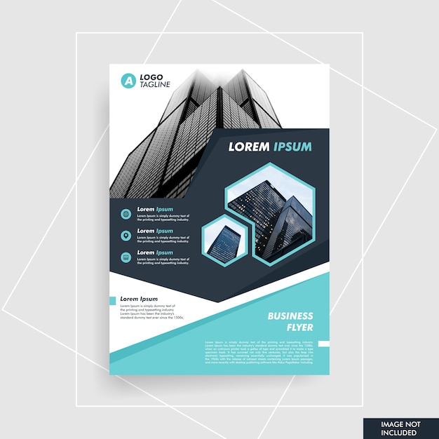 Premium Vector Flyer Design Modern