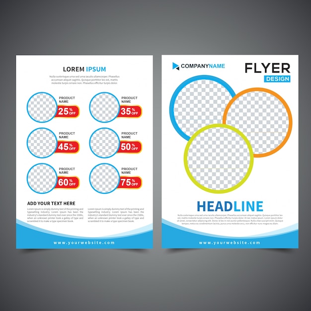 Premium Vector Flyer Design Template Vector Leaflet Design Poster Design Business Flyer Cover Design Layout In Size