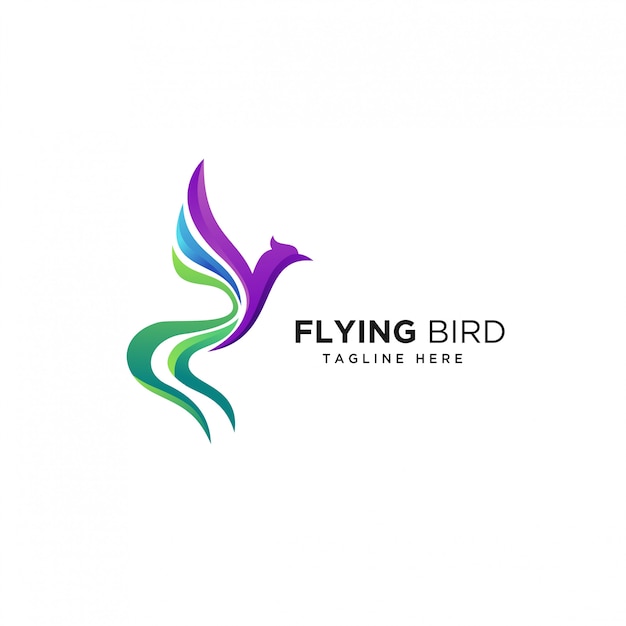 Download Free Flying Bird Logo Design Template Premium Vector Use our free logo maker to create a logo and build your brand. Put your logo on business cards, promotional products, or your website for brand visibility.