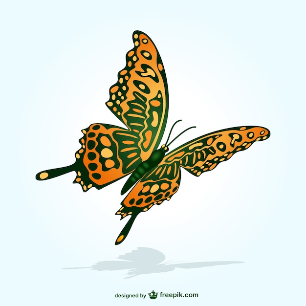 Download Flying butterfly | Free Vector