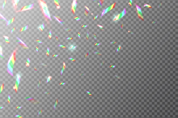 Premium Vector Flying Rainbow Foil Shining Glittering Texture With Metallic Reflection Effect