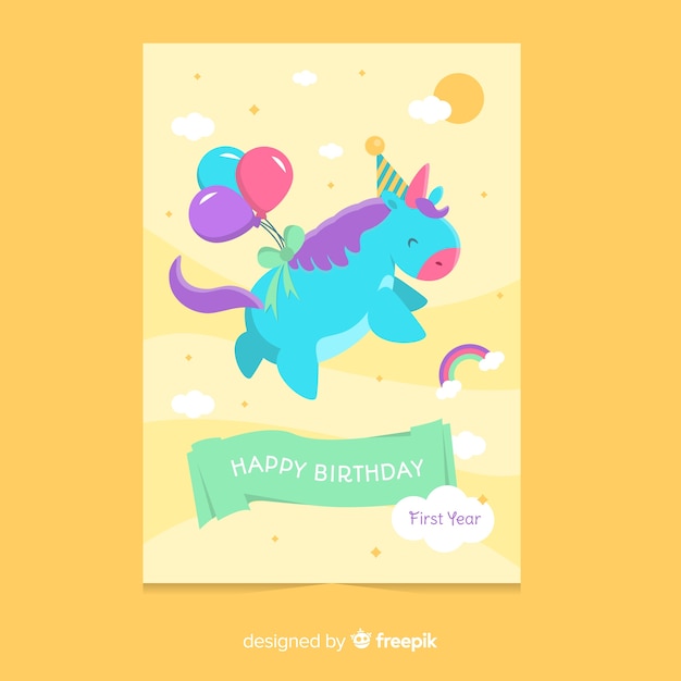 Free Free Unicorn Birthday Card Svg Free 443 SVG PNG EPS DXF File