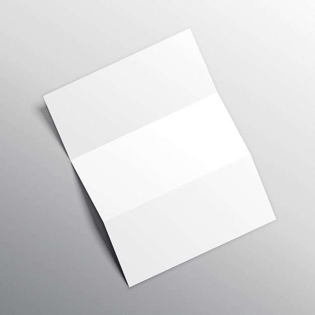 Download Folded paper mockup | Premium Vector