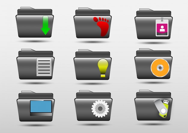 Download Folder icon pack Vector | Premium Download