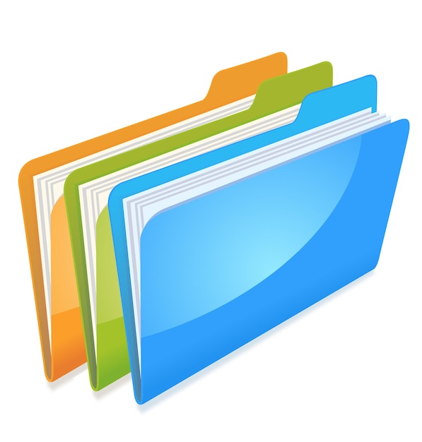 Premium Vector | Folders icon