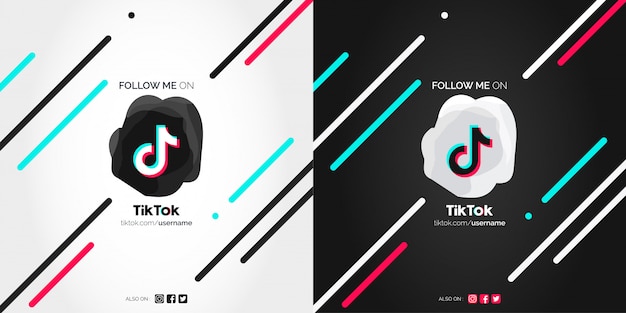 Download Free Follow Me On Tiktok Abstract Banners Free Vector Use our free logo maker to create a logo and build your brand. Put your logo on business cards, promotional products, or your website for brand visibility.