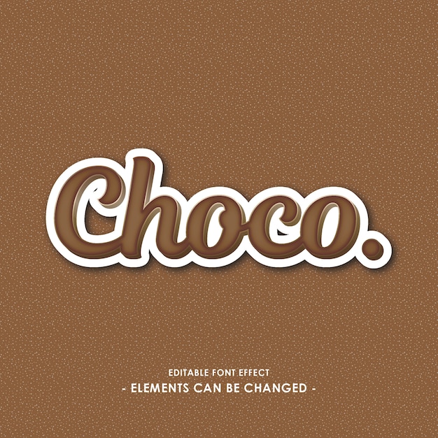Download Free Font Effect For Chocolate Product Premium Vector Use our free logo maker to create a logo and build your brand. Put your logo on business cards, promotional products, or your website for brand visibility.