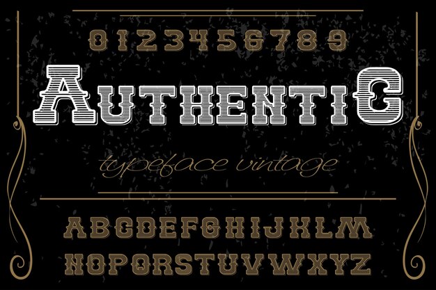 old style typeface