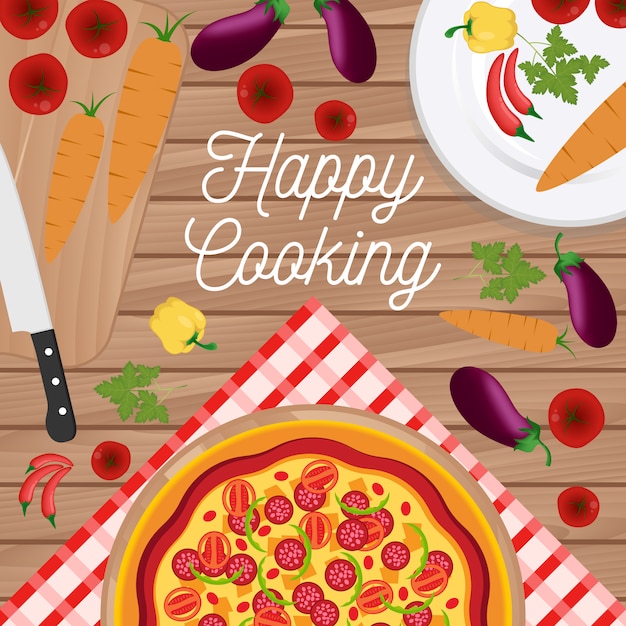 Food background design | Free Vector