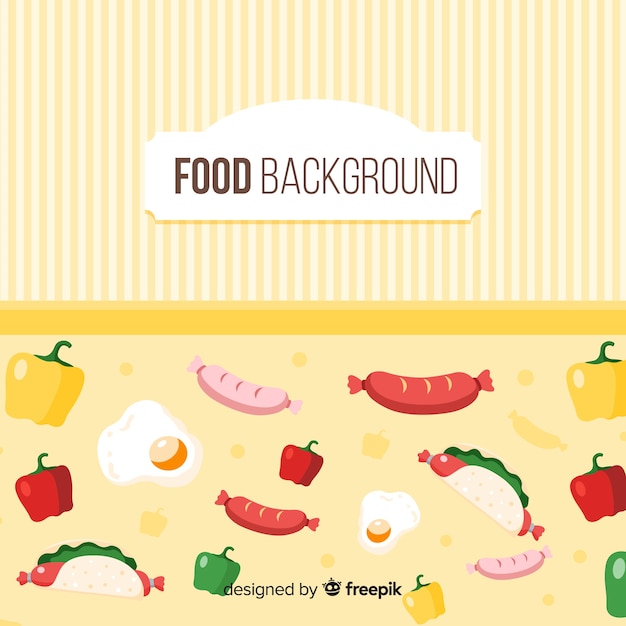 Free Vector | Food background