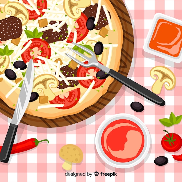 Free Vector | Food background