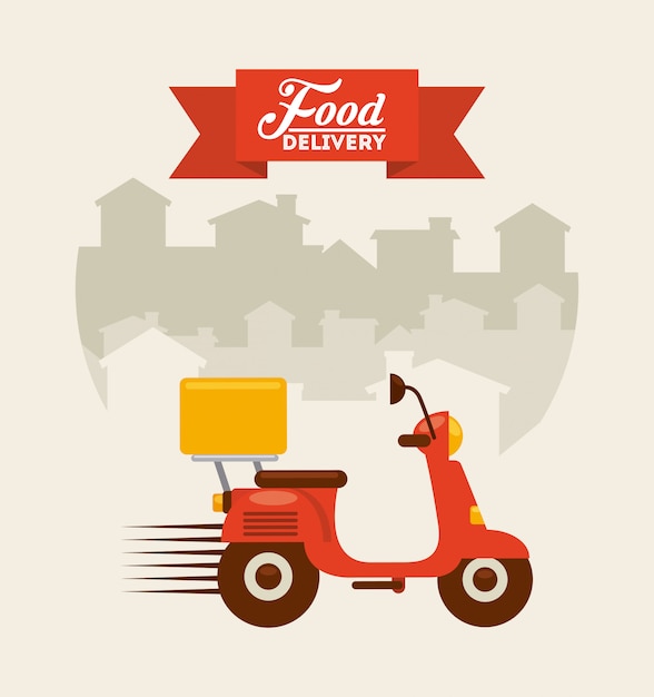 Food delivery Vector | Premium Download