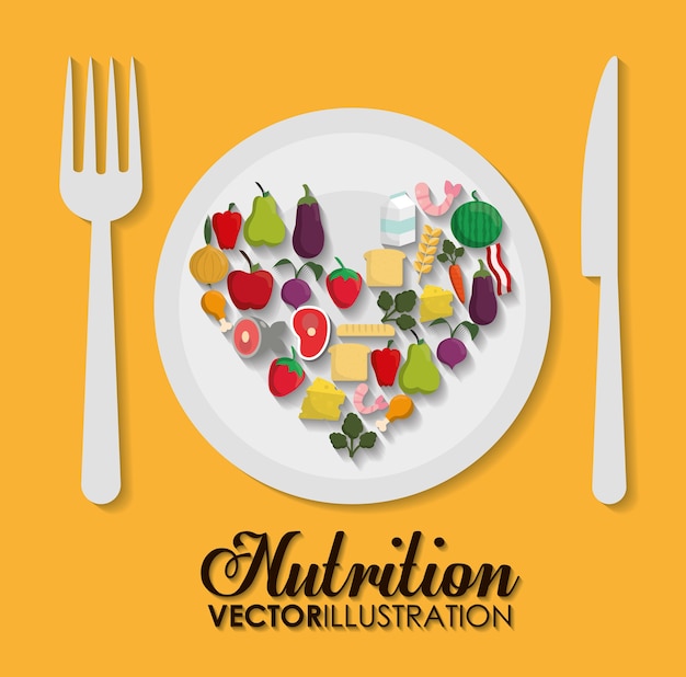 Premium Vector | Food icon set.