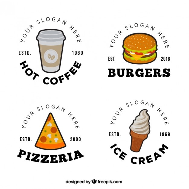 Food Logo Design Free Vector