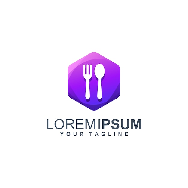 Food logo | Premium Vector