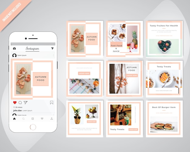 Download Free Food Social Media Post Template For Restaurant Premium Vector Use our free logo maker to create a logo and build your brand. Put your logo on business cards, promotional products, or your website for brand visibility.
