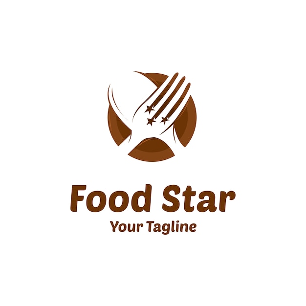 Premium Vector Food Star Restaurant Logo Vector