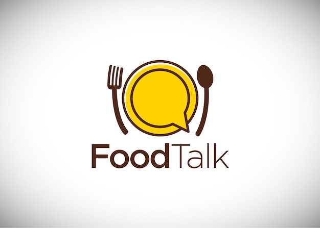 Download Free Food Talk Logo Vector Logo Template Premium Vector Use our free logo maker to create a logo and build your brand. Put your logo on business cards, promotional products, or your website for brand visibility.