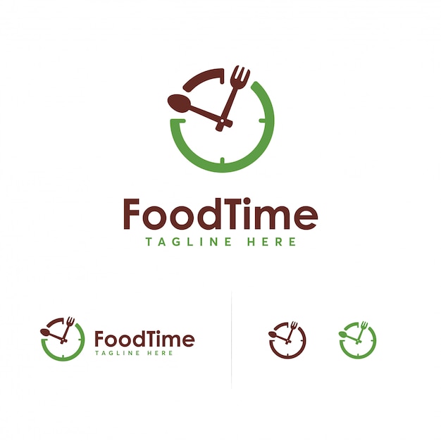 Food Time Logo Design Template Premium Vector