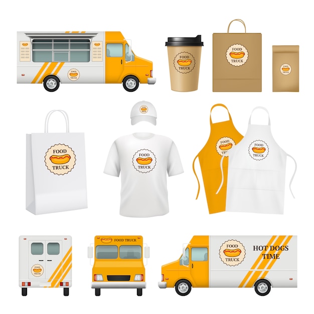 Download Free Food Truck Identity Fast Catering Business Tools For Mobile Use our free logo maker to create a logo and build your brand. Put your logo on business cards, promotional products, or your website for brand visibility.