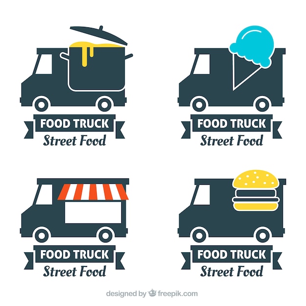 Food truck label collection