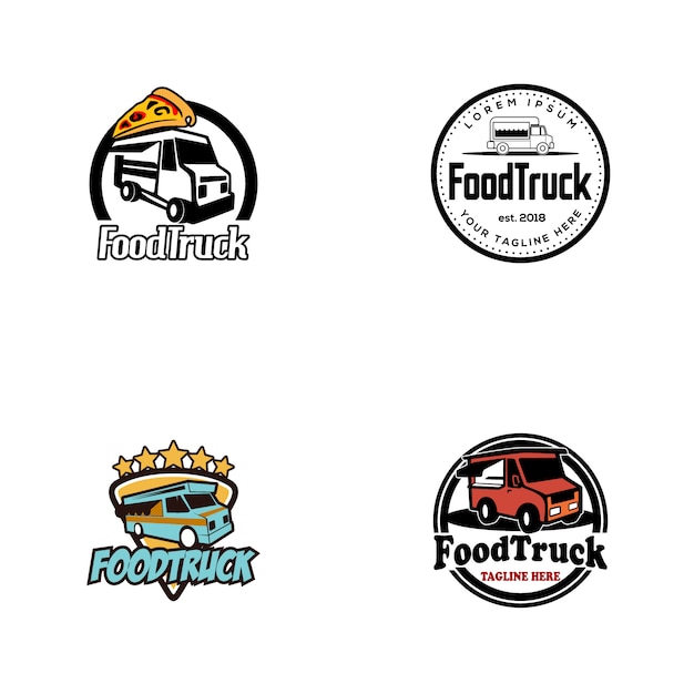 Download Free Food Truck Logo Premium Vector Use our free logo maker to create a logo and build your brand. Put your logo on business cards, promotional products, or your website for brand visibility.