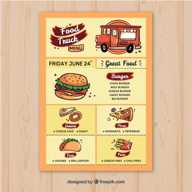 food-truck-menu-template-stock-illustration-download-image-now-istock