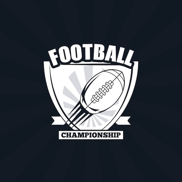 Premium Vector | Football championship icon