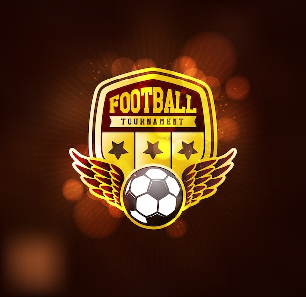 Football club logo design template | Premium Vector
