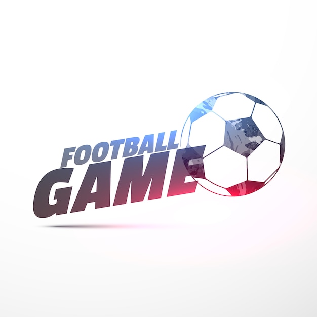 Football game background with light\
effect