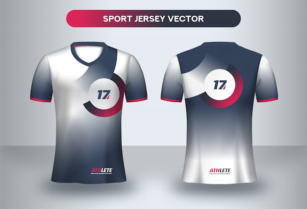 Football jersey design template. corporate design, soccer club uniform ...