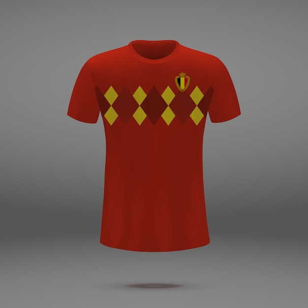 Premium Vector | Football kit of spain, tshirt template for soccer jersey