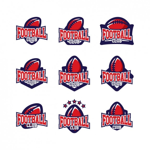 Download Shield Football Logo Template PSD - Free PSD Mockup Templates