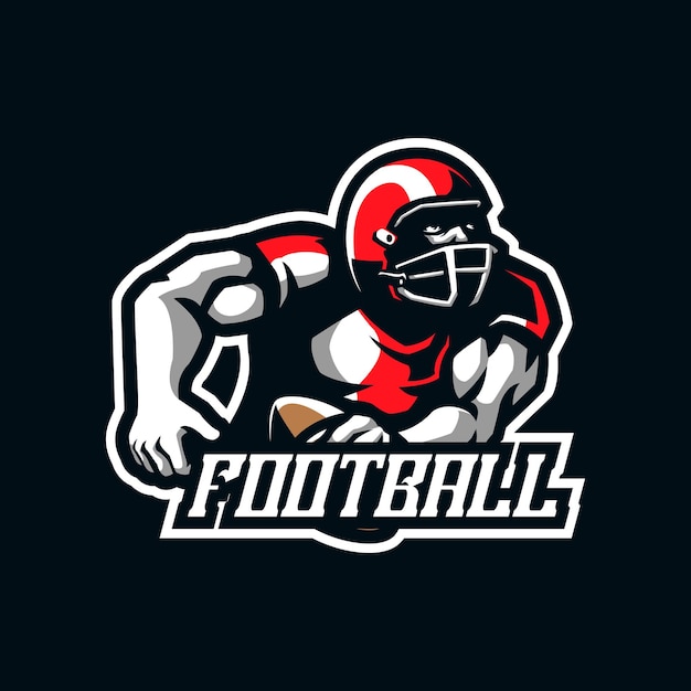 Premium Vector | Football mascot logo design vector with modern ...