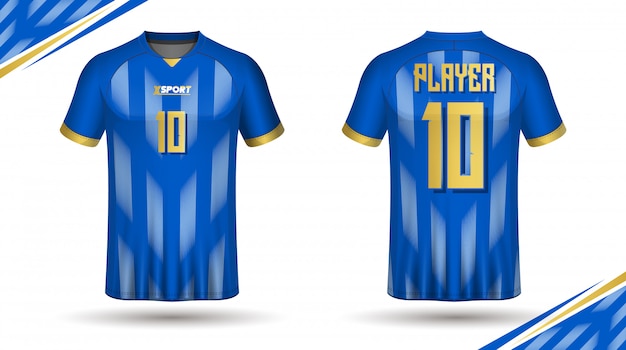 Premium Vector | Football shirt template