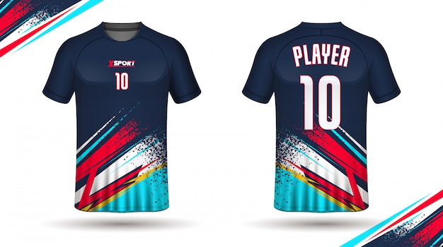 Download Premium Vector | Football shirt template