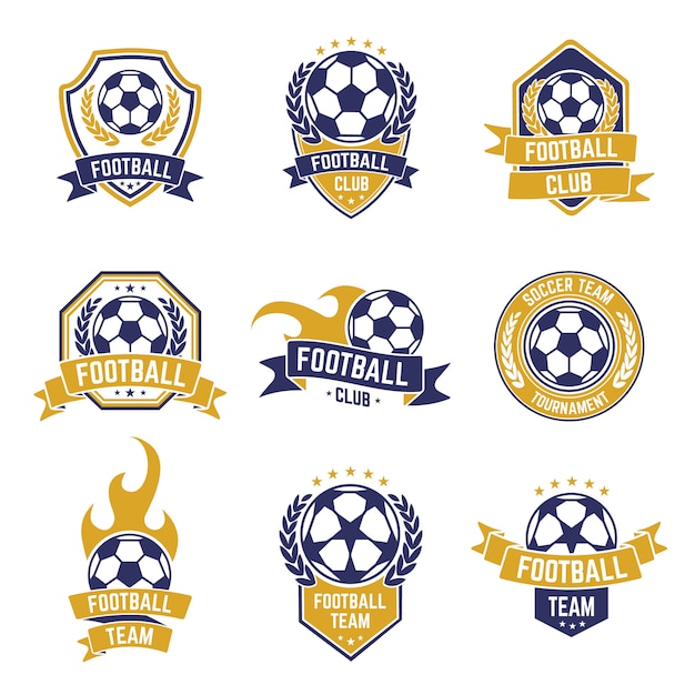 Download Free Football Team Labels Soccer Ball Club Logo Sport Leagues Use our free logo maker to create a logo and build your brand. Put your logo on business cards, promotional products, or your website for brand visibility.