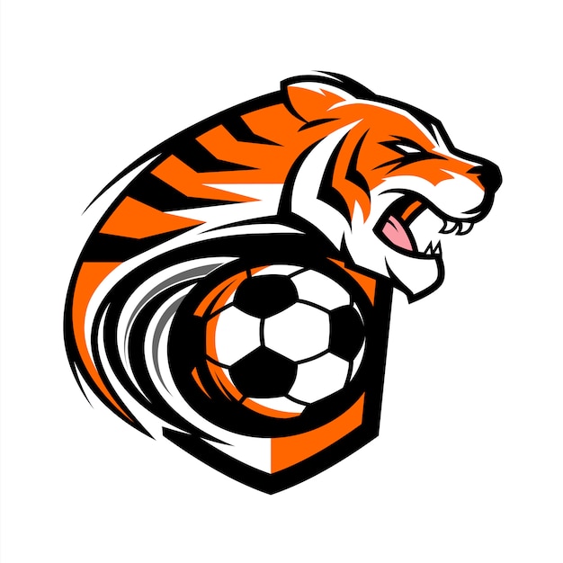 Download Free Football Tiger Team Logo Premium Vector Use our free logo maker to create a logo and build your brand. Put your logo on business cards, promotional products, or your website for brand visibility.